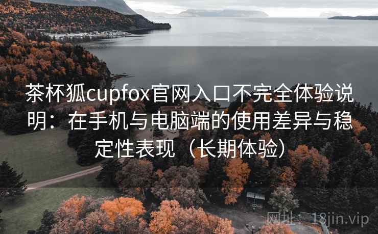茶杯狐cupfox官网入口不完全体验说明：在手机与电脑端的使用差异与稳定性表现（长期体验）