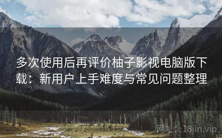 多次使用后再评价柚子影视电脑版下载：新用户上手难度与常见问题整理