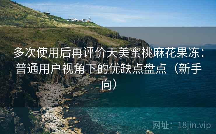 多次使用后再评价天美蜜桃麻花果冻：普通用户视角下的优缺点盘点（新手向）