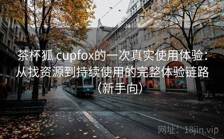 茶杯狐 cupfox的一次真实使用体验:从找资源到持续使用的完整体验链路(新手向) 茶杯狐 cupfox的一次真实使用体验:从找资源到持续使用的完整体验链路(新手向)